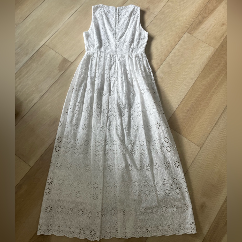 Vineyard Vines White Eyelet Maxi Dress